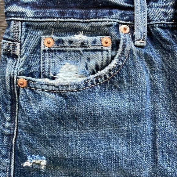 Sz24 Pistola Charlie High Rise Straight Un-Done Frayed Hem in Eternal EUC - Picture 8 of 16